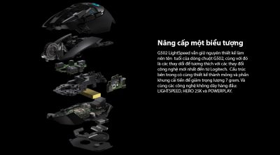 chuot choi game khong day logitech g502 lightspeed usb rgb den 03 400x222 1