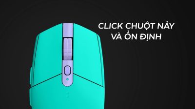 CHUỘT GAME KHÔNG DÂY LOGITECH G304 TRẮNG (USB) bảo hành chính hãng 28 chuot game khong day logitech g304 trang usb 2 400x225 1