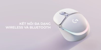 CHUỘT GAME KHÔNG DÂY LOGITECH G705 RGB AURORA OFF WHITE (910-006369) bảo hành chính hãng 18 chuot game khong day logitech g705 rgb off white 910 006369 4 400x199 1