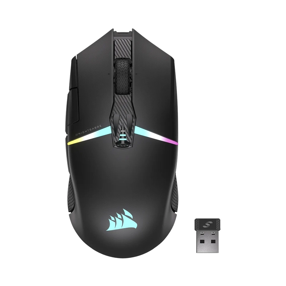 Chuột Corsair NIGHTSABRE RGB (CH-931B011-AP) 2 Chuột Corsair NIGHTSABRE RGB (CH-931B011-AP) - Ảnh 2