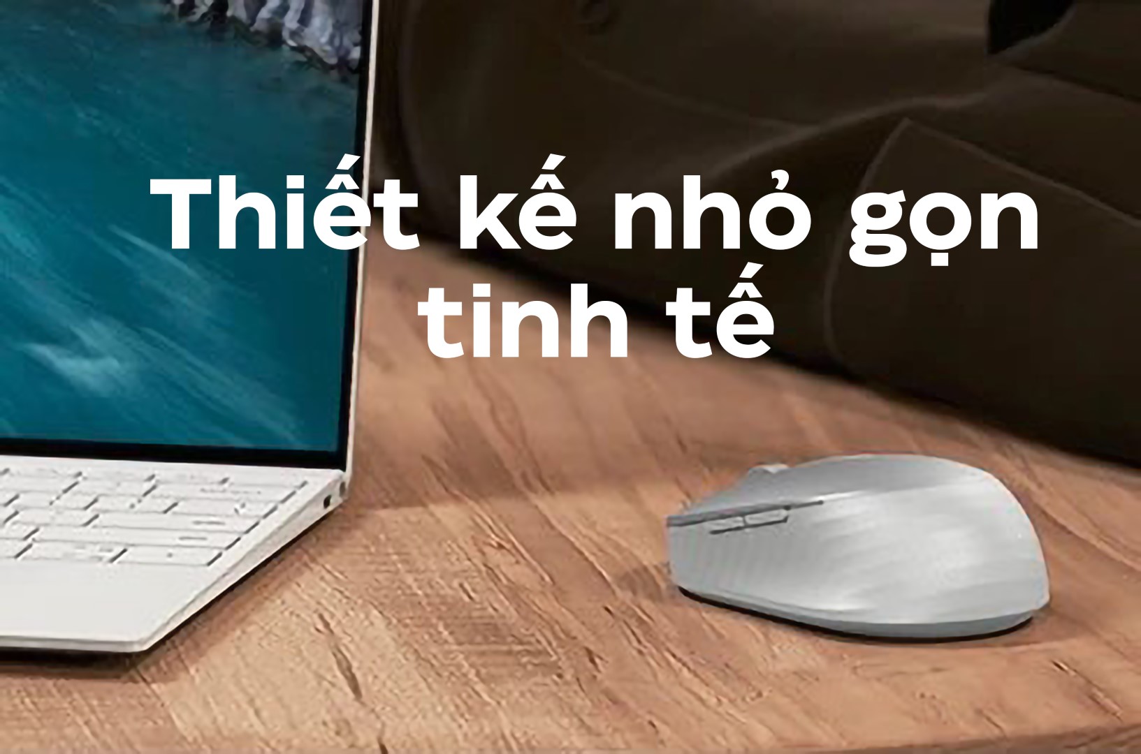Chuột không dây Dell MS7421W bạc (USB/Bluetooth)