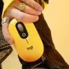 (MOUSE) LOGITECH POP WITH EMOJI WIRELESS/BLUETOOTH/FLOW/VÀNG (BLAST YELLOW) bảo hành chính hãng 18 chuot khong day logitech pop emoji blast yellow usb bluetooth vang 002 1