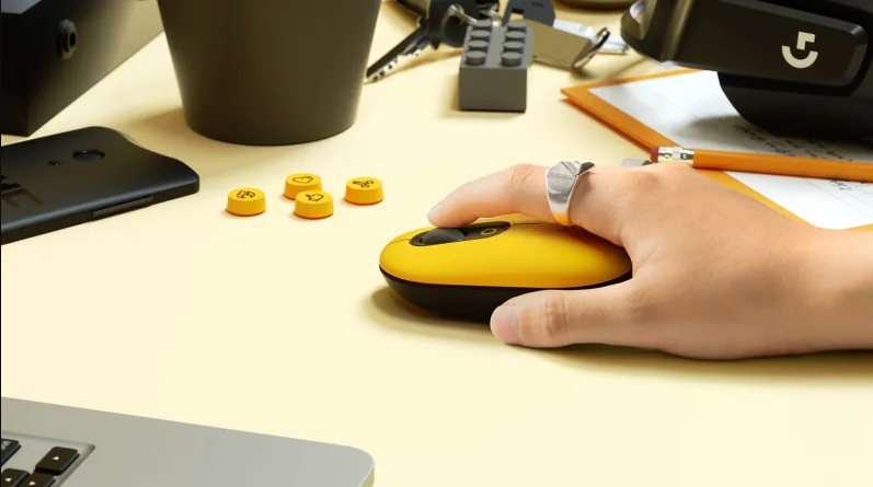 (MOUSE) LOGITECH POP WITH EMOJI WIRELESS/BLUETOOTH/FLOW/VÀNG (BLAST YELLOW) bảo hành chính hãng 11 (MOUSE) LOGITECH POP WITH EMOJI WIRELESS/BLUETOOTH/FLOW/VÀNG (BLAST YELLOW) bảo hành chính hãng - Ảnh 11