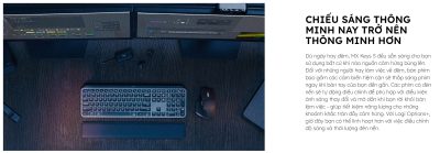 COMBO BÀN PHÍM VÀ CHUỘT KHÔNG DÂY LOGITECH MX KEYS S GRAPHITE - bảo hành chính hãng 12 tháng 28 combo ban phim va chuot khong day logitech mx keys s graphite 920 011605 5 400x139 1