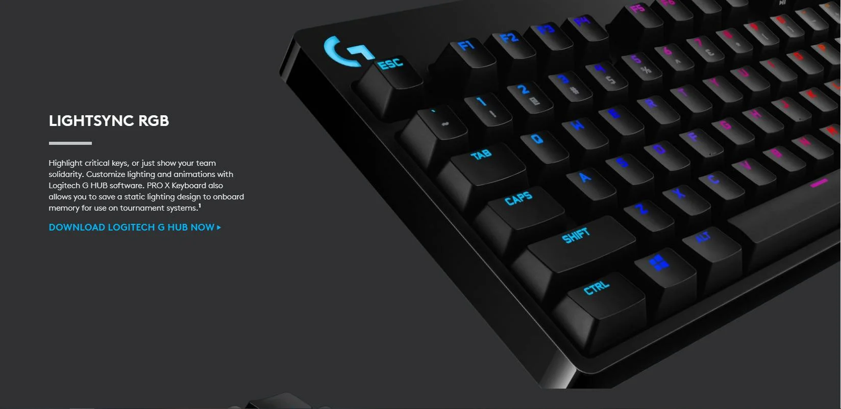 Bàn phím Logitech G Pro X Gaming - Đen/bảo hành chính hãng 8 Bàn phím Logitech G Pro X Gaming - Đen/bảo hành chính hãng - Ảnh 8