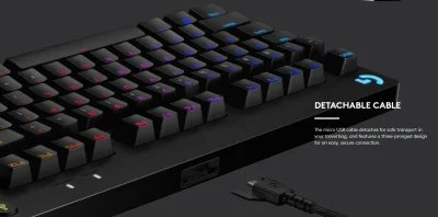 Bàn phím Logitech G Pro X Gaming - Đen/bảo hành chính hãng 21 gearvn ban phim logitech g pro x 3 bc897ac6dc9442cb81bb911781e38cd6 400x198 1