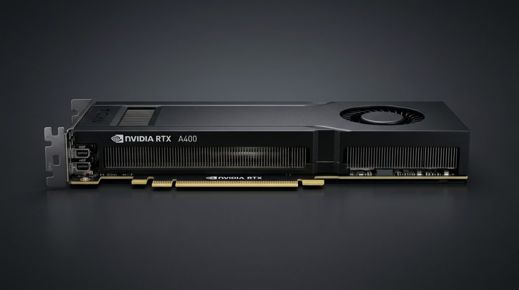 Card màn hình NVIDIA RTX A400: Ampere mạnh mẽ, nhỏ gọn, giá ưu đãi 1 hacom vn card man hinh nvidia rtx a400 4gb gddr6 image 1