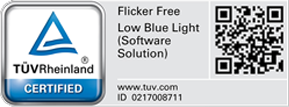 Logo và mã QR được chứng nhận bởi TÜV Rheinland