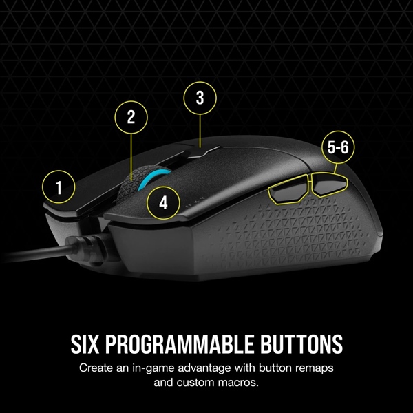 Chuột Corsair Katar PRO PAW3327 CH-930C011-AP 3 Chuột Corsair Katar PRO PAW3327 CH-930C011-AP - Ảnh 3