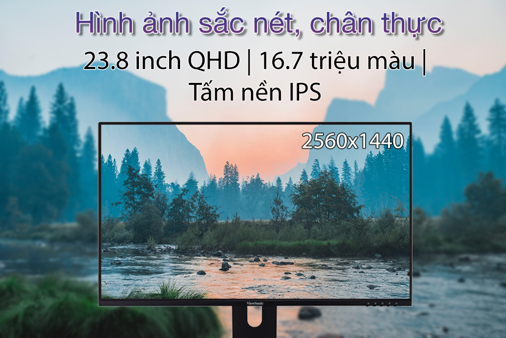 Màn Hình ViewSonic VX2480-2K-SHD (23.8 inch - 2K - IPS - 75Hz - 3.89ms - ViewMode) 7 Màn Hình ViewSonic VX2480-2K-SHD (23.8 inch - 2K - IPS - 75Hz - 3.89ms - ViewMode) - Ảnh 7