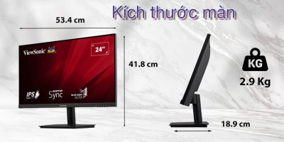 MÀN HÌNH VIEWSONIC VA2409H (23.6 INCH/FHD/IPS/75HZ/3MS/250 NITS/HDMI+VGA) bảo hành chính hãng 36 tháng 25 man hinh viewsonic va2409h mota3 400x200 1