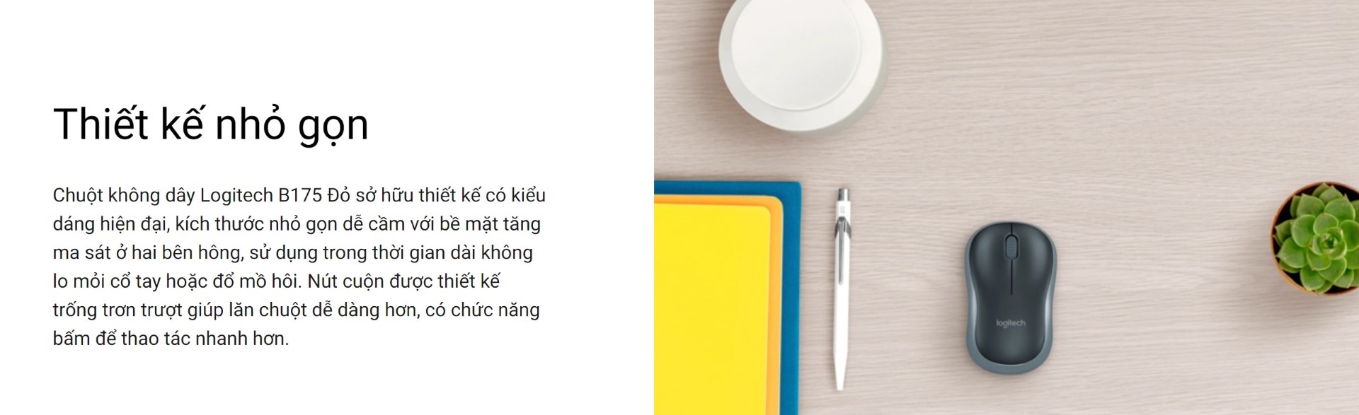 Chuột máy tính Logitech B175 5 Chuột máy tính Logitech B175 - Ảnh 5