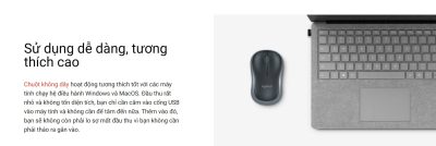 Chuột máy tính Logitech B175 11 mouse logitech b175 optical wireless 3 400x134 1