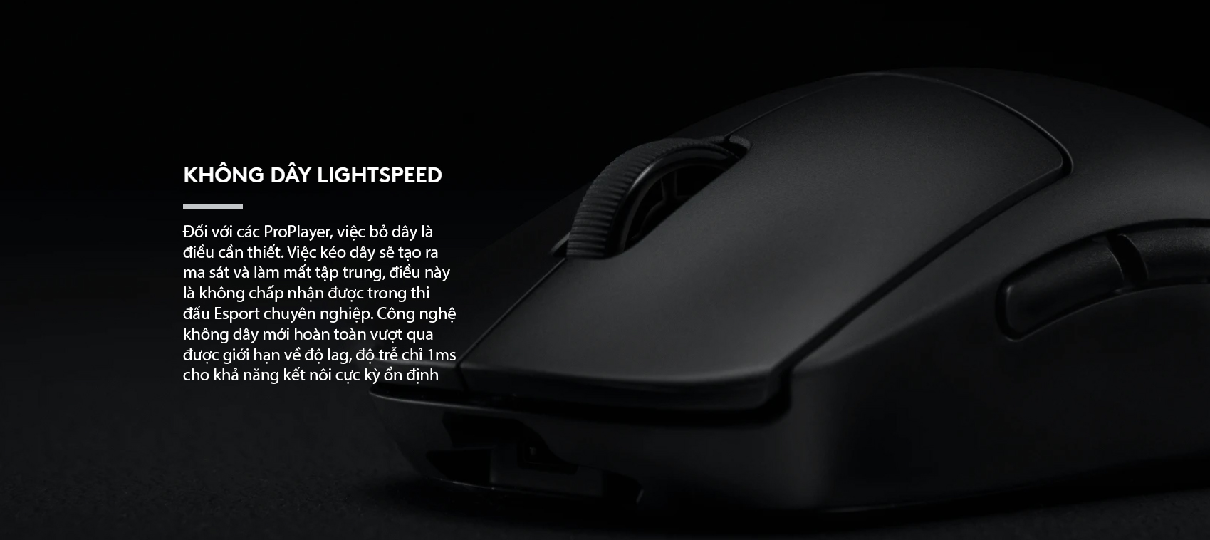 Chuột game không dây Logitech G Pro Wireless (USB/RGB/Đen) (910-005274) 4