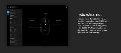 CHUỘT GAME LOGITECH G403 HERO (USB/RGB/ĐEN) bảo hành chính hãng 25 mouse logitech g403 hero gaming 005 400x177 1