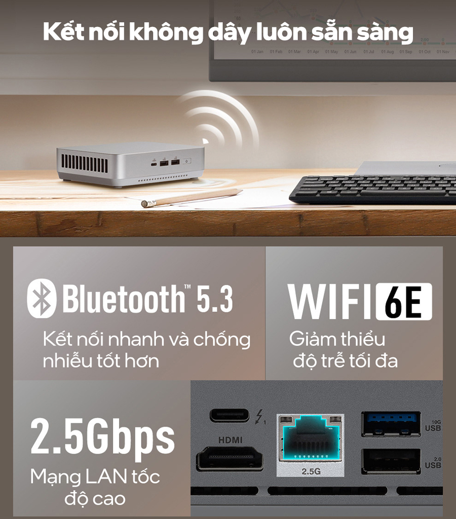 BỘ MINI PC ASUS NUC 14 PRO TALL RNUC14RVSU7 (U7- 155H/ 2XNVME/ 2X HDMI 2.1/2X DP 1.4A/ VESA MOUNT/ WHITE) bảo hành chính hãng 36 tháng 14 o1cn015lf1sx1jtbemle6vf 2214741774606 0 cib