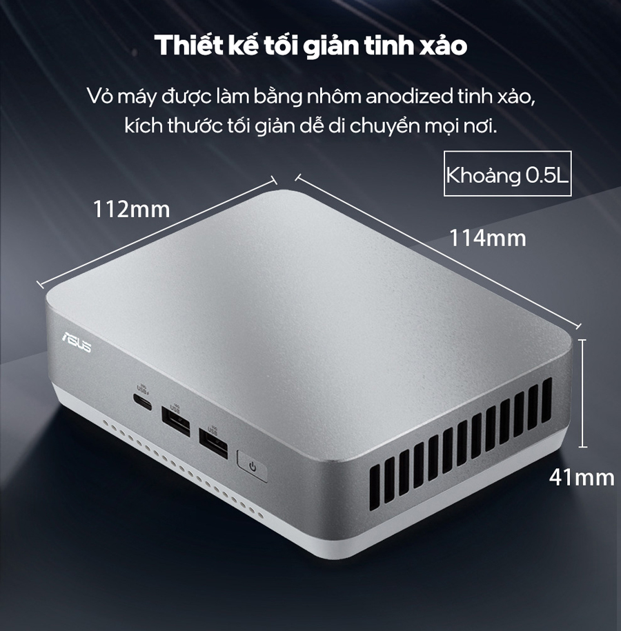 BỘ MINI PC ASUS NUC 14 PRO TALL RNUC14RVSU7 (U7- 155H/ 2XNVME/ 2X HDMI 2.1/2X DP 1.4A/ VESA MOUNT/ WHITE) bảo hành chính hãng 36 tháng 11 o1cn01ptm3wv1jtbem9vxyn 2214741774606 0 cib