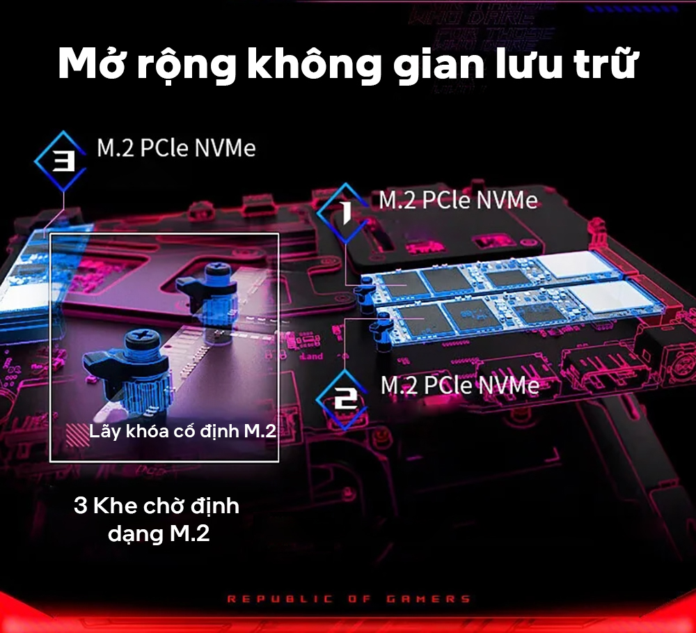 BỘ MINI PC ASUS NUC ROG RNUC14SRKU710001I (U7 155H)/2XDDR5-5600/3X GEN4 NVME/KILLER WIFI 6E/WIN11/RTX 4060/NON ROG LOGO) bảo hành chính hãng 36 tháng 22 rog nuc 2024 core ultra 7 mini slide7 ko ssd