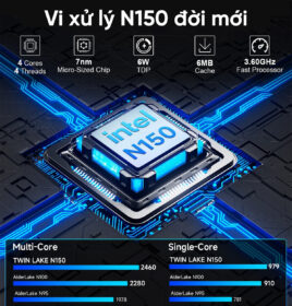 Bộ Mini PC Asus NUC 14 Essential RNUC14MNK150 ( NUC14MNK (N150)/1xDDR5-4800/1x M.2 22x80/2242 PCIe Gen3x4 /1x LAN/No-OS ) 24 vi xu ly intel n150 mo ta 268x280 1