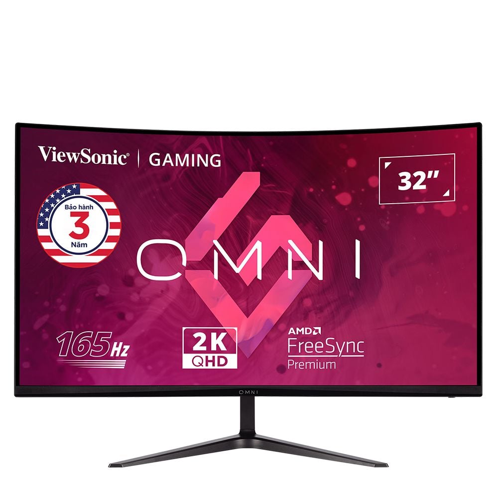 Màn hình cong ViewSonic VX3218C-2K 32" 2K 165Hz chuyên game 1 Màn hình cong ViewSonic VX3218C-2K 32" 2K 165Hz chuyên game