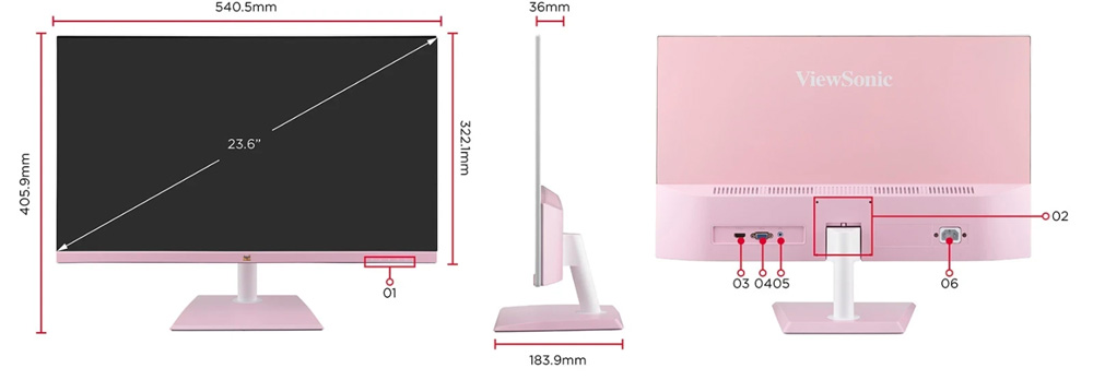 viewsonic va2436 h pn 13