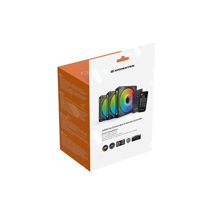 Bộ 3 Quạt tản nhiệt XIGMATEK STARZ PRO ARGB (EN41808) 7 Bộ 3 Quạt tản nhiệt XIGMATEK STARZ PRO ARGB (EN41808) - Ảnh 7